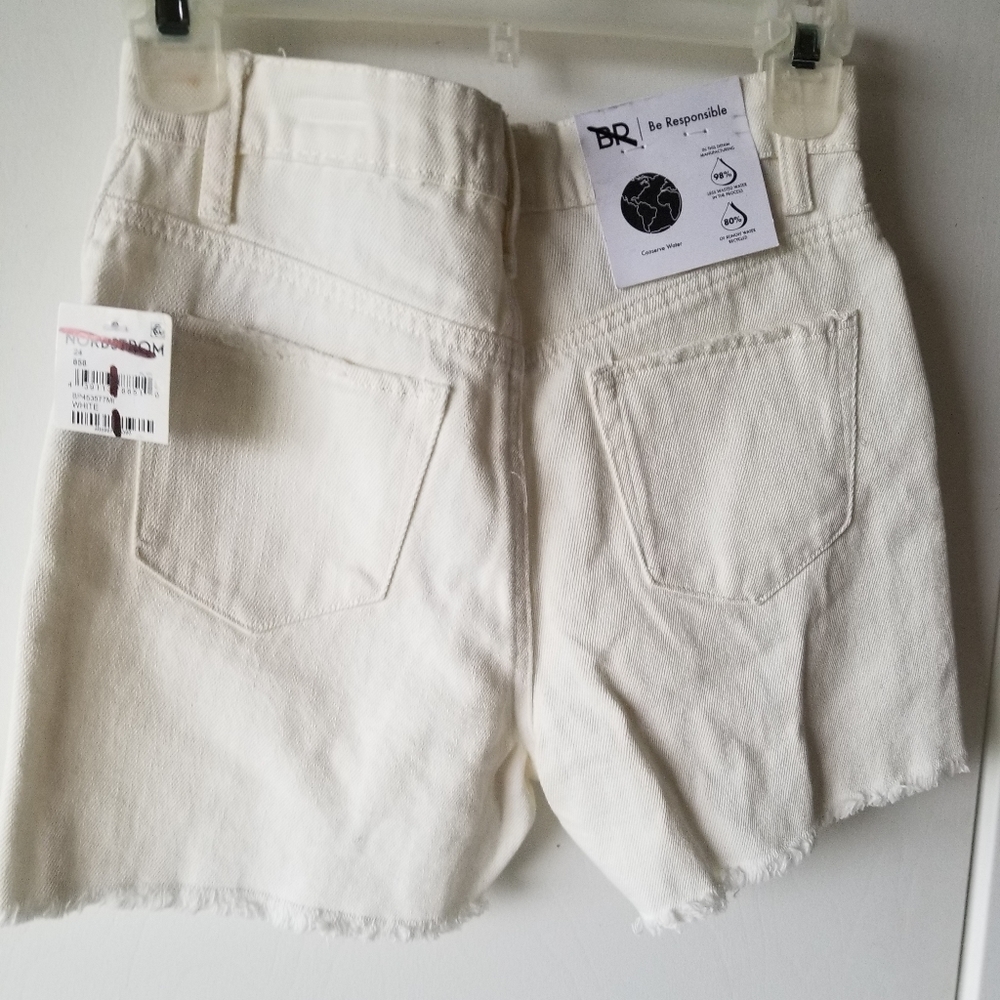 Abound Jean Shorts Frayed Hem Size 24